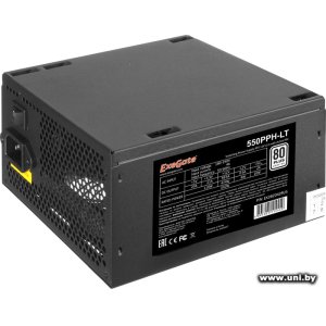Купить ExeGate 550W 550PPH-LT-S (EX282042RUS-S) в Минске, доставка по Беларуси
