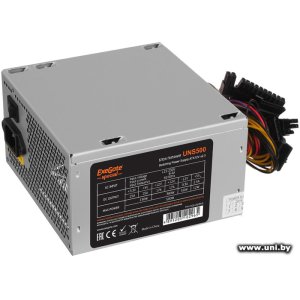 Купить ExeGate 500W UNS500 (ES261569RUS-S) в Минске, доставка по Беларуси