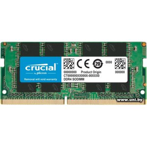 Купить SO-DIMM 16G DDR4-3200 Crucial (CT16G4SFS832A) в Минске, доставка по Беларуси