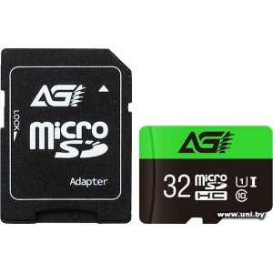 Купить AGI micro SDHC 32Gb [AGI032GU1TF138] в Минске, доставка по Беларуси