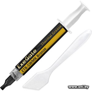 Купить ExeGate ETB-5WMK Bronze EX293376RUS 5г (Термопаста) в Минске, доставка по Беларуси