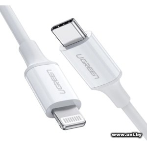 Купить UGREEN US171 (60747) Lightning White 0.5m в Минске, доставка по Беларуси