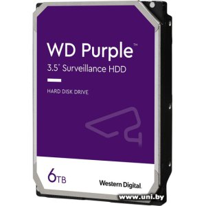 Купить WD 6Tb 3.5` SATA3 WD63PURU в Минске, доставка по Беларуси