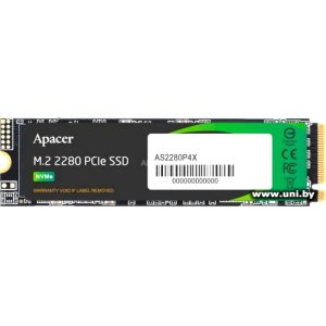 Apacer 1Tb M.2 PCI-E SSD AP1TBAS2280P4X-1