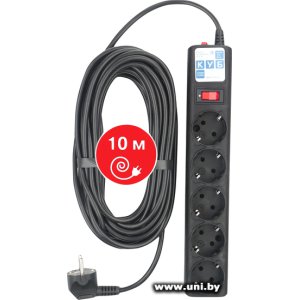 Фильтр сетевой Power Cube SPG5-10M 10m Black 5 роз