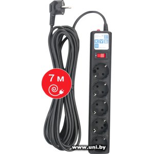 Купить Фильтр сетевой Power Cube SPG5-7M 7m Black 5 роз в Минске, доставка по Беларуси