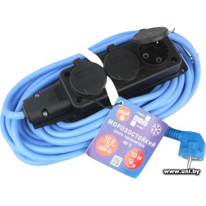 Удлинитель в бухте Power Cube PC-3GF-R-10(IP) 10m 3р.