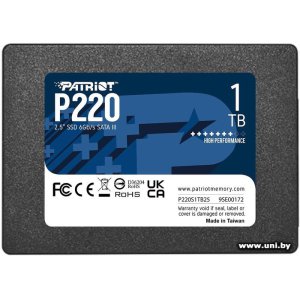 Patriot 1Tb SATA3 SSD P220S1TB25