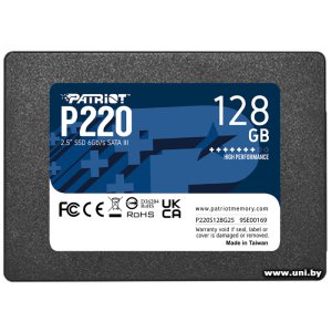 Patriot 128Gb SATA3 SSD P220S128G25