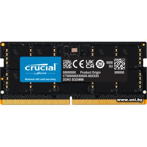 Купить SO-DIMM 32G DDR5-5600 Crucial CT32G56C46S5 в Минске, доставка по Беларуси