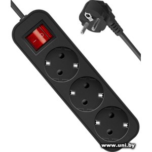 Купить Фильтр сетевой Defender G330 (99334) 3m Black 3 роз в Минске, доставка по Беларуси