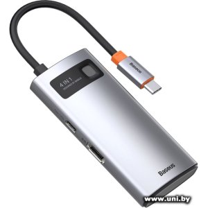 Baseus Metal Gleam Series 4 in 1 (CAHUB-CY0G) Type-C