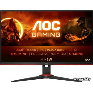 Купить AOC 23.8` 24G2SPAE в Минске, доставка по Беларуси