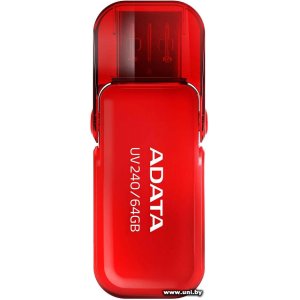 Купить ADATA USB2.0 64Gb [AUV240-64G-RRD] в Минске, доставка по Беларуси