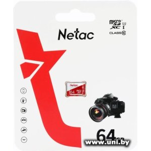 Купить Netac micro SDXC 64Gb [NT02P500ECO-064G-S] в Минске, доставка по Беларуси