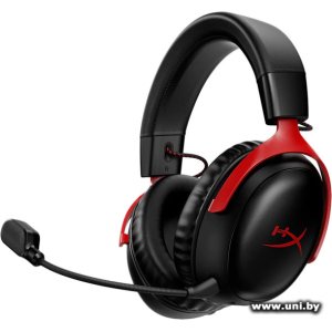 Купить HyperX Cloud III Wireless Black/Red (77Z46AA) в Минске, доставка по Беларуси