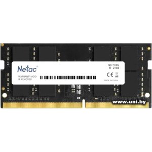 Купить SO-DIMM 16G DDR5-4800 Netac (NTBSD5N48SP-16) в Минске, доставка по Беларуси
