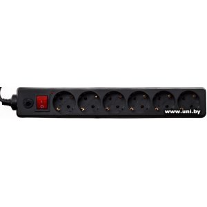 Купить Фильтр сетевой Buro 600SH-16-3-B 3m Black 6 роз в Минске, доставка по Беларуси