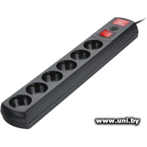 Фильтр сетевой Most LR 3m Black 6 роз