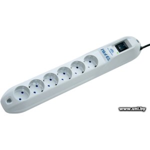 Купить Фильтр сетевой ZIS Pilot GL 7m White 6 роз в Минске, доставка по Беларуси