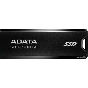 Купить A-Data 2Tb USB SSD SC610-2000G-CBK/RD в Минске, доставка по Беларуси