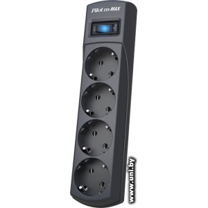 Фильтр сетевой ZIS Pilot m-Max 7m Black 4 роз