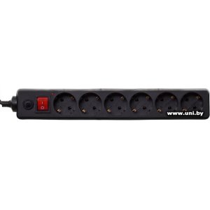 Купить Фильтр сетевой Buro (600SH-16-5-B) 5m Black 6 роз в Минске, доставка по Беларуси