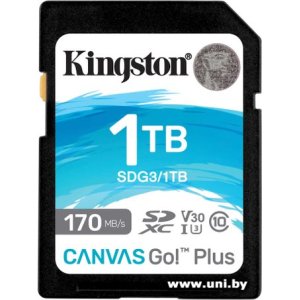 Купить Kingston SDXC 1Tb [SDG3/1TB] в Минске, доставка по Беларуси