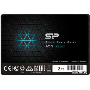 Купить Silicon Power 2Tb SATA3 SSD SP002TBSS3A55S25 в Минске, доставка по Беларуси