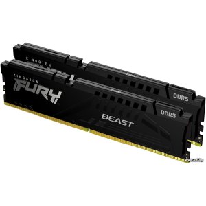 Купить DDR5 64G PC-51200 Kingston (KF564C32BBEK2-64) в Минске, доставка по Беларуси