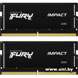 Купить SO-DIMM 32G DDR5-5600 Kingston (KF556S40IBK2-32) в Минске, доставка по Беларуси