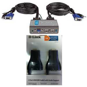 Купить D-LINK KVM-switch 2-port (KVM-221) USB в Минске, доставка по Беларуси