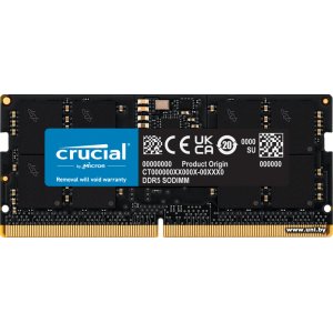 Купить SO-DIMM 16G DDR5-4800 Crucial (CT16G48C40S5) в Минске, доставка по Беларуси