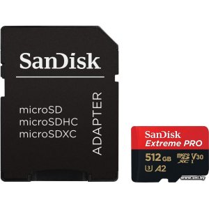 Купить SanDisk micro SDXC 512Gb [SDSQXCD-512G-GN6MA] в Минске, доставка по Беларуси