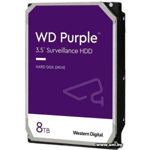 Купить WD 8Tb 3.5` SATA3 WD85PURU в Минске, доставка по Беларуси