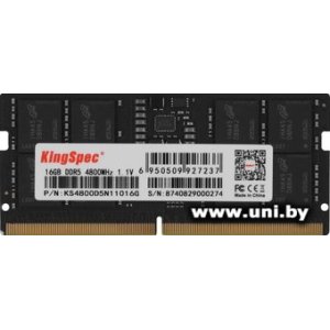 DDR5 16G PC-38400 KingSpec (KS4800D5N11016G)