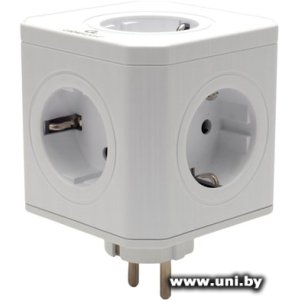 Фильтр сетевой Cablexpert CUBE-5-16-W White 5 роз