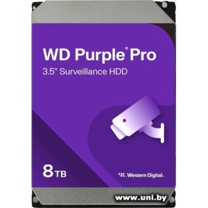 Купить WD 8Tb 3.5` SATA3 WD8002PURP в Минске, доставка по Беларуси