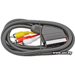 Cablexpert [CCV-519-001] SCART(M)->3xRCA `тюльпан`,1.8m