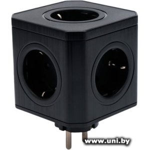 Фильтр сетевой Cablexpert CUBE-5-16-B Black 5 роз