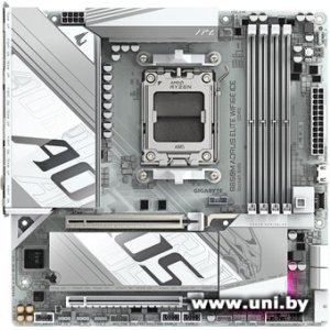 Купить GIGABYTE B850M Aorus Elite WiFi6E Ice в Минске, доставка по Беларуси