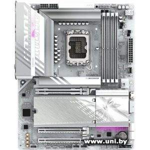 Купить GIGABYTE B860 Aorus Elite WiFi7 Ice в Минске, доставка по Беларуси