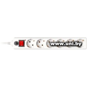 Купить Фильтр сетевой Buro 600SH-5-W White 6 роз в Минске, доставка по Беларуси