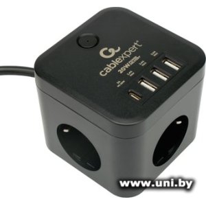 Фильтр сетевой Cablexpert CUBE-3-CU3-B-1.5 3 роз