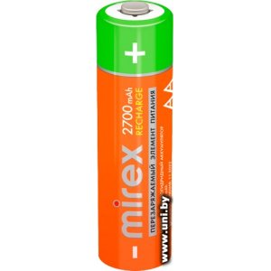 Купить Mirex HR6-27-E2 [23702-HR6-27-E2] Набор (AAx2шт.) 2700mAh в Минске, доставка по Беларуси