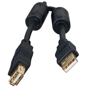 Кабель удлинитель USB2.0 AM/AF 1.8m w/ferrite