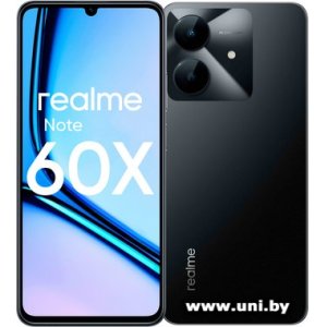 Купить REALME Note 60x RMX3938 3/64GB Black в Минске, доставка по Беларуси