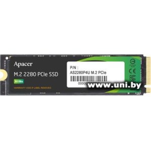 Купить Apacer 512Gb M.2 PCI-E SSD AP512GAS2280P4U в Минске, доставка по Беларуси