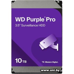 Купить WD 10Tb 3.5` SATA3 WD102PURP в Минске, доставка по Беларуси
