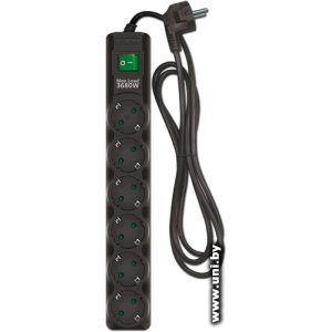 Купить Фильтр сетевой SVEN SF-06E-16 1.8m Black 6 роз в Минске, доставка по Беларуси